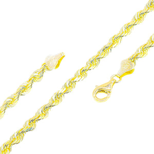 14k Solid Gold Rope Chain