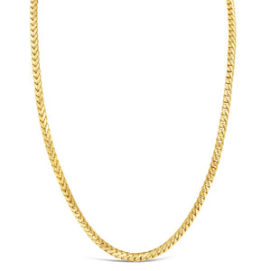 10k 5.5mm solid franco gold necklace