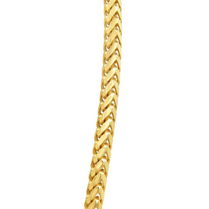 10k 5.5mm solid franco gold necklace